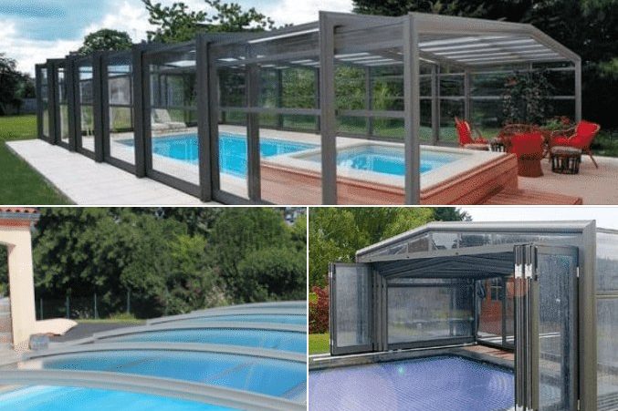 Prix abri de piscine : tarifs par modèle (plat, bas, haut)
